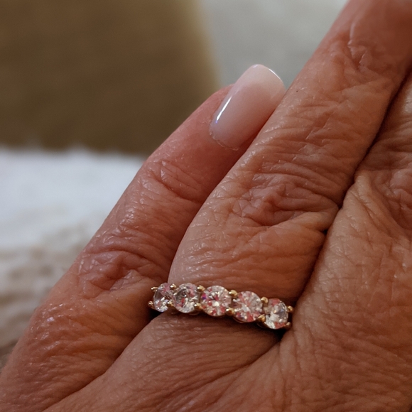 Cz Ring and Earrings Set/ SOLD - Picture 2 of 8